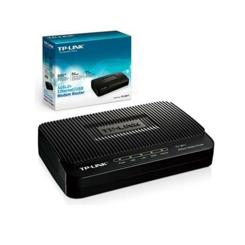 مودم تی پی لینک TD-8817 ADSL2 بدون آنتن