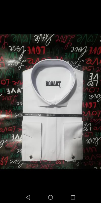پیراهن سفید اورجینال BOGART