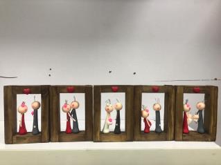 مراحل عشق 5 تکه چوبی (نامزدی.ازدواج.بارداری)