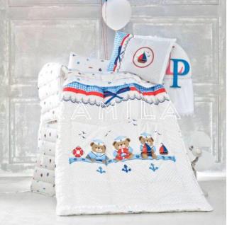 رو تختی نوزاد طرح خرس های ملوان