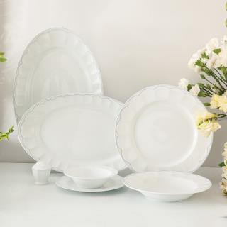 سرویس چینی 29 پارچه غذاخوری داتیس سرمه ای