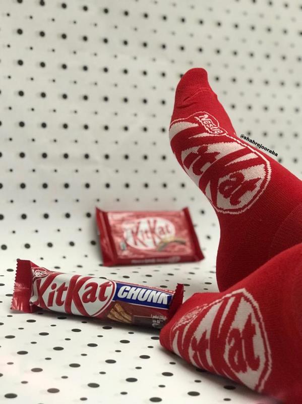 جوراب مچی Kit Kat