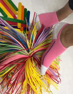 جوراب مچی دورنگ