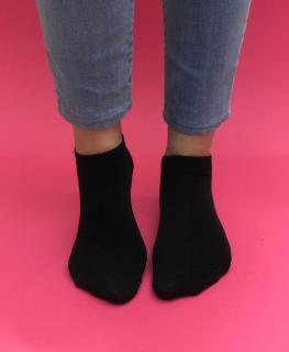 جوراب مچی ساده سفید و مشکی