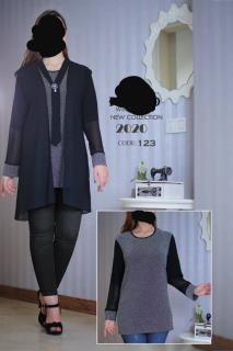 شومیز زیر و رو لمه