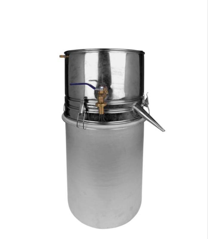 دستگاه تقطیر(عرق گیر) 40 لیتری سنتی لوله کوتاه  جناح استیل