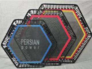 ترامپولین 1.7 متری کشی 6 ضلعی با دسته