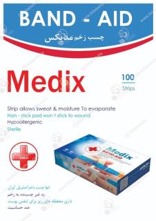 چسب زخم مدیکس 100 عددی