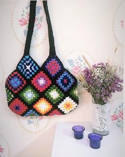 کیف قلاببافی دستبافت