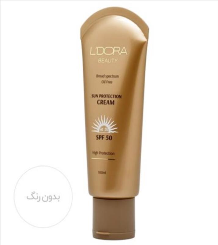 کرم ضدآفتاب بدون رنگ و فاقد چربی SPF50 لدورا