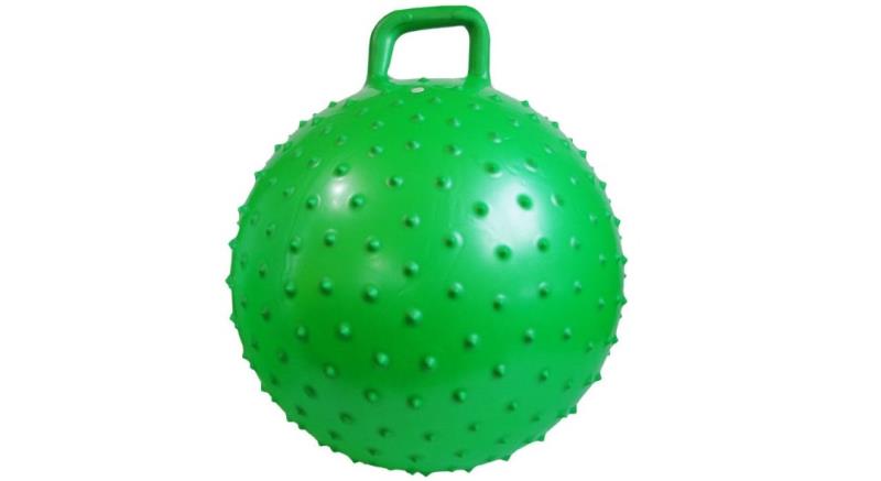 توپ ایروبیک  ورزشی  دسته دار و خال دار (کوچک)