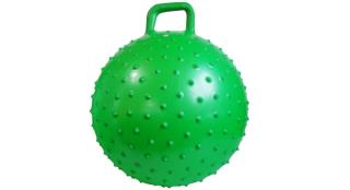 توپ ایروبیک  ورزشی  دسته دار و خال دار (کوچک)