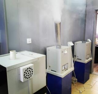 رطوبت ساز سالن زعفران-چای-چاپخانه و ....