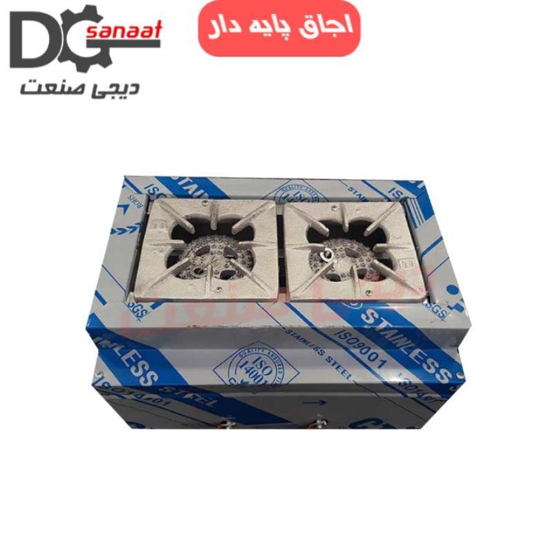 اجاق گاز صنعتی 2 شعله (رویه 20 در 20)