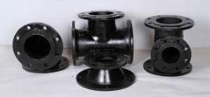 سه راه چدنی فلنجدار 100*100