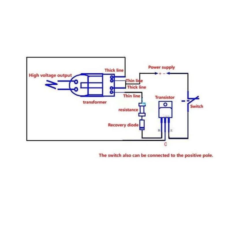 مدار الکترونیکی جرقه زن DIY