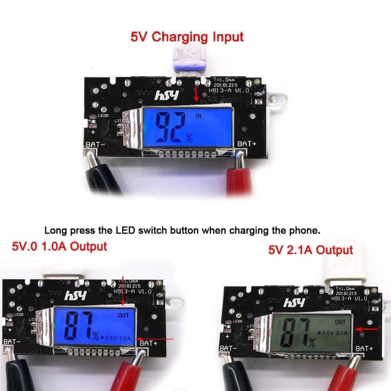 ماژول پاور بانک و نمایشگر مدل O2-A2V5