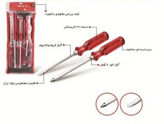 پیچ گوشتی ضربه خور 7 عددی
