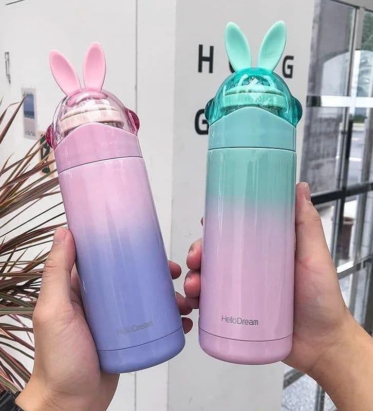 فلاسک استیل 350 میل لیتری طرح Happy Rabbit