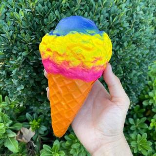 اسکوییشی طرح پفالو رنگی رنگی