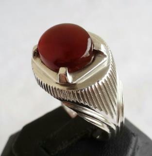 عقیق سرخ یمنی شرف شمس رکاب استاد نامی