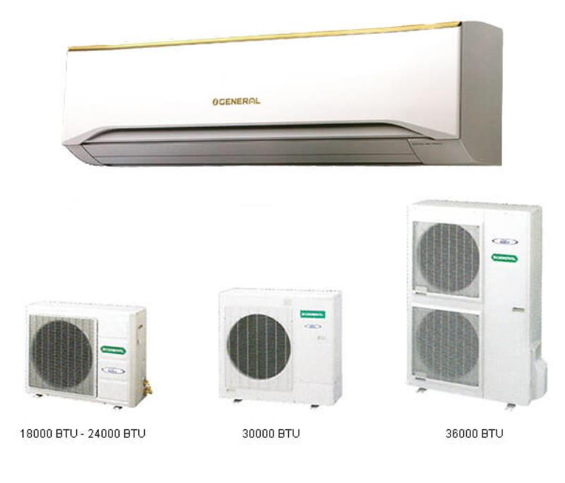 کولر گازی اینورتر 24000 اجنرال مدل AOGR24LFCA