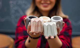 گلدان مینیمال لوتوس