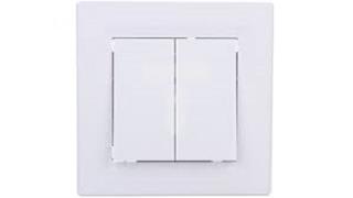 کلید دو پل ثابت آسیا الکتریک مدل  استیل