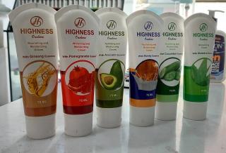 کرم دست و صورت مغذی و مرطوب کننده HIGHNESS