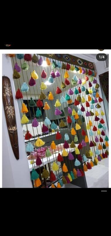 پرده سنتی و گلیم دست بافت در رنگ ها و ابعاد مختلف
