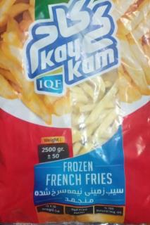 خلال سیب زمینی نیمه آماده منجمد کی کام