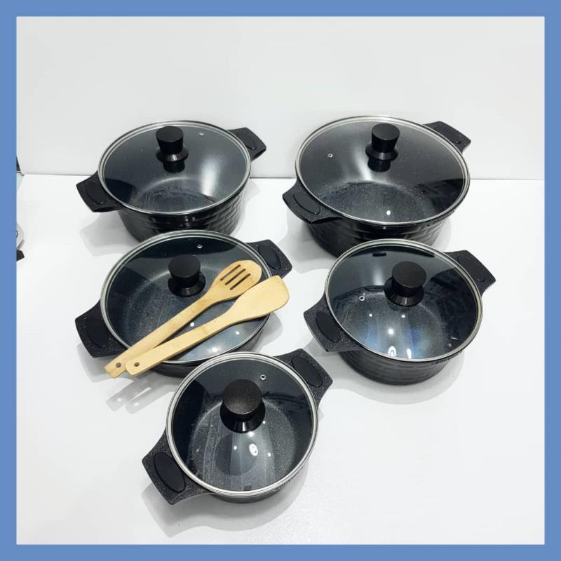 سرویس قابلمه گرانیتی ۱۰ پارچه Dp-760