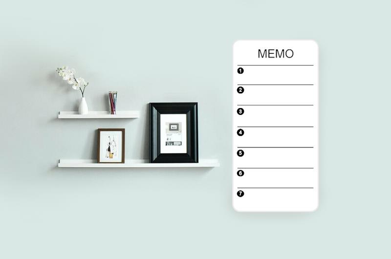 وایت برد مغناطیسی یادداشت Memo Board سفید جدید