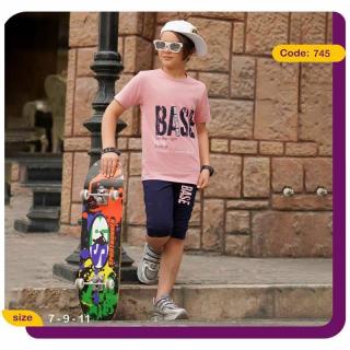 تیشرت شلوارک پسرانه سایز 50