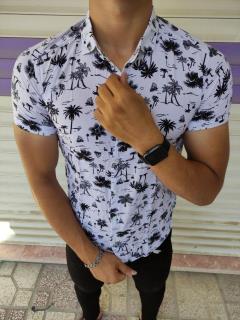 پیراهن هاوایی طرح درخت نخل جدید