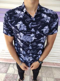 پیراهن هاوایی طرح جدید