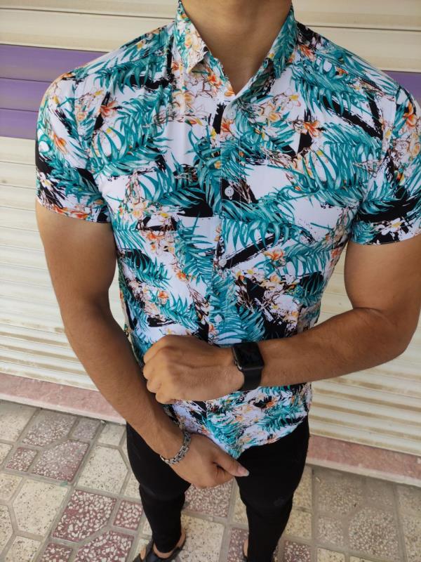 پیراهن هاوایی طرح نخل