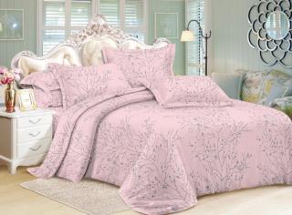 سرویس رو تختی یک نفره طرح شاخه صورتی