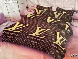 سرویس رو تختی دو نفره طرح لوی ویتون lv جدید