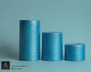 شمع استوانه متالیک ست ۷/۵