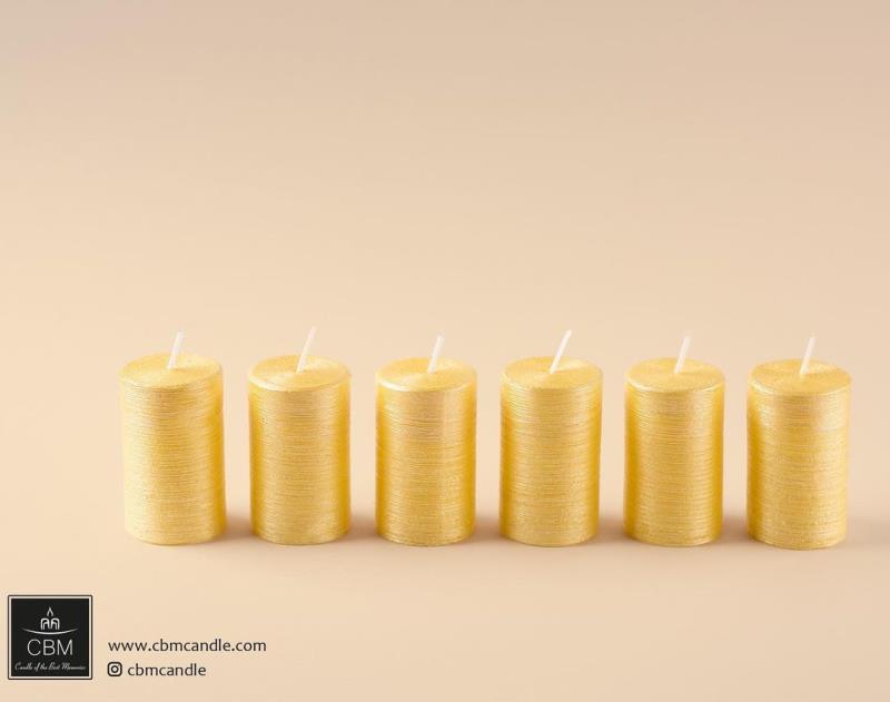 شمع استوانه متالیک کد ۷۰-۴۰