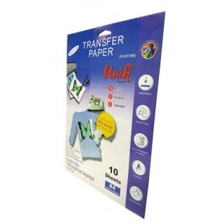 کاغذ تی شرت روشن 10برگی A4 – Unik