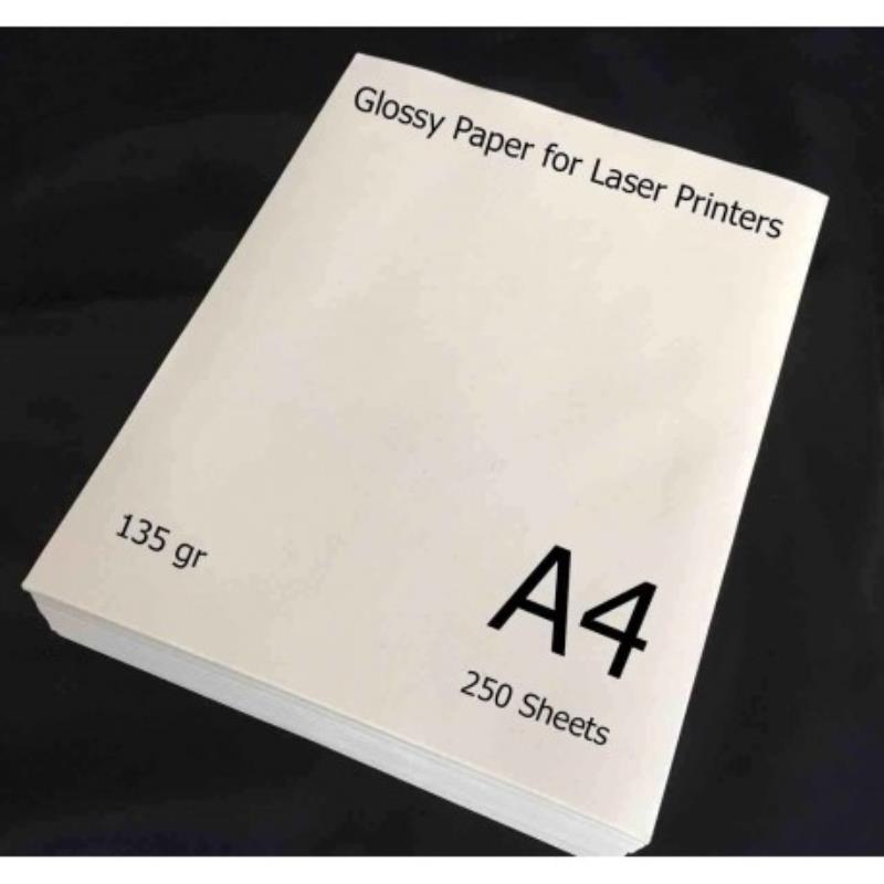 گلاسه لیزری 135 گرم 250 برگی A4
