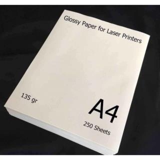 گلاسه لیزری 135 گرم 250 برگی A4