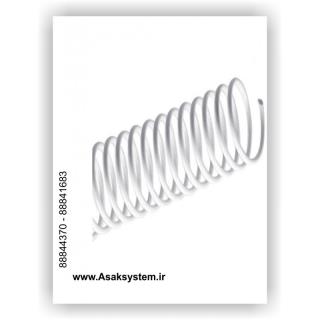 فنر مارپیچ فلزی 30 میلیمتر روکشدار - 60 عددی