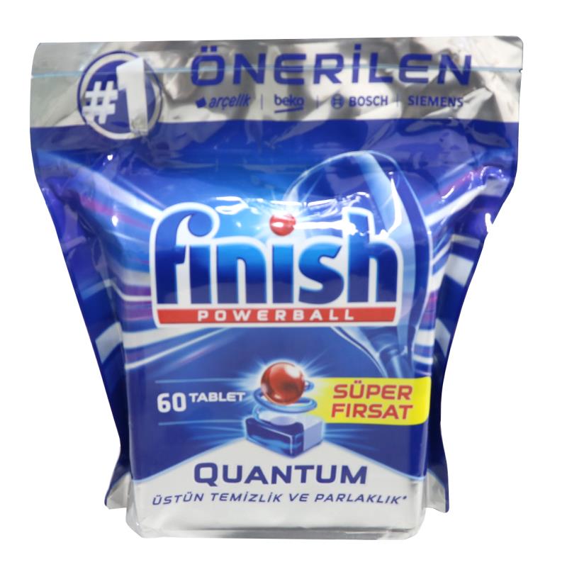 قرص ماشین ظرفشویی مدل ‏Quantum‏ بسته 60عددی فینیش Finish