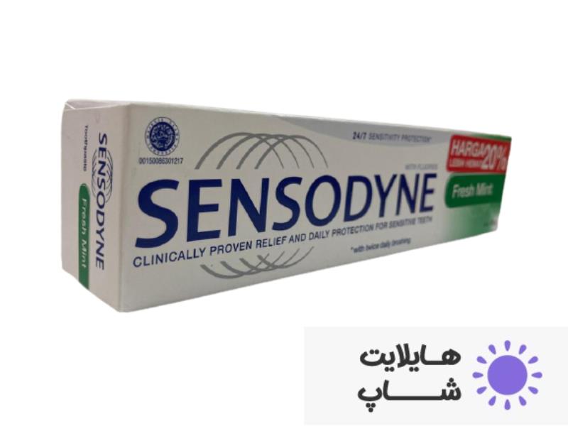 خمیر دندان سنسوداین اصل sensodyne fresh mint 100ml