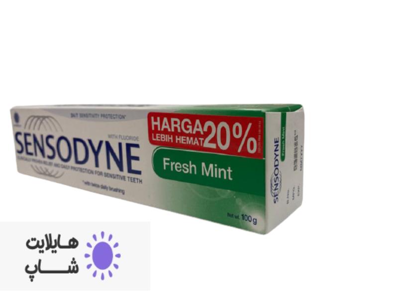 خمیر دندان سنسوداین اصل sensodyne fresh mint 100ml