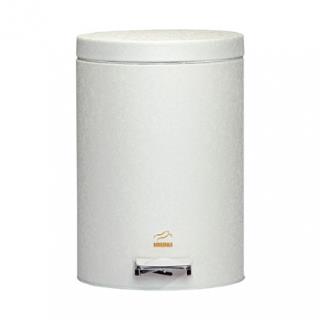 سطل زباله پدالدار 14 لیتری ســـفـیـد چـــروک