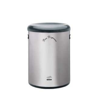 سطل برنج بدون پیمانه استیل مشکی در پلیمری